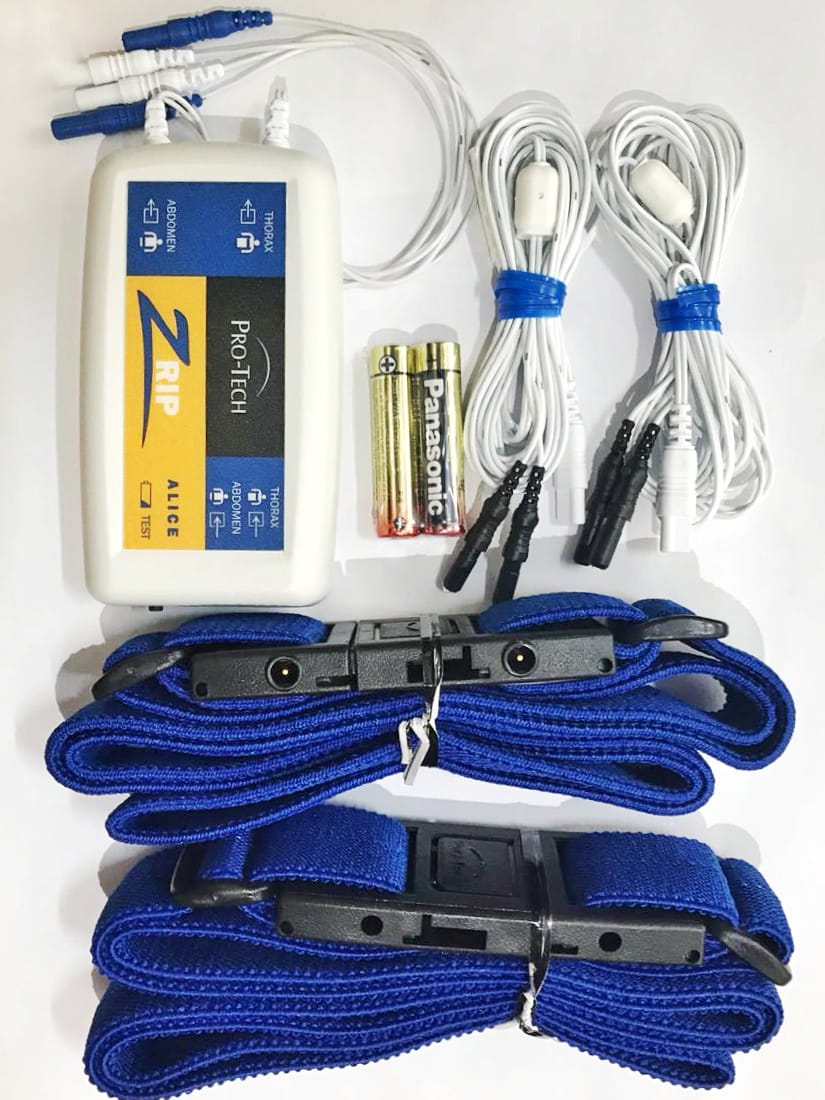 Kit de Cintas de Esforço Respiratório com Cabos e Módulo zRIP - Pro-Tech