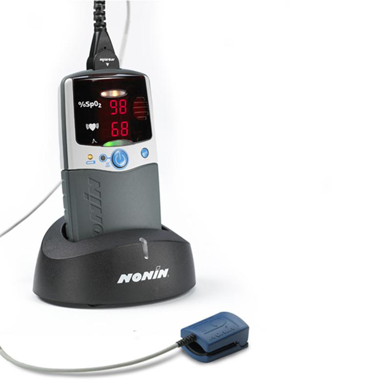 Oxímetro Portátil PalmSAT 2500 com Base Carregador de Bateria - Nonin