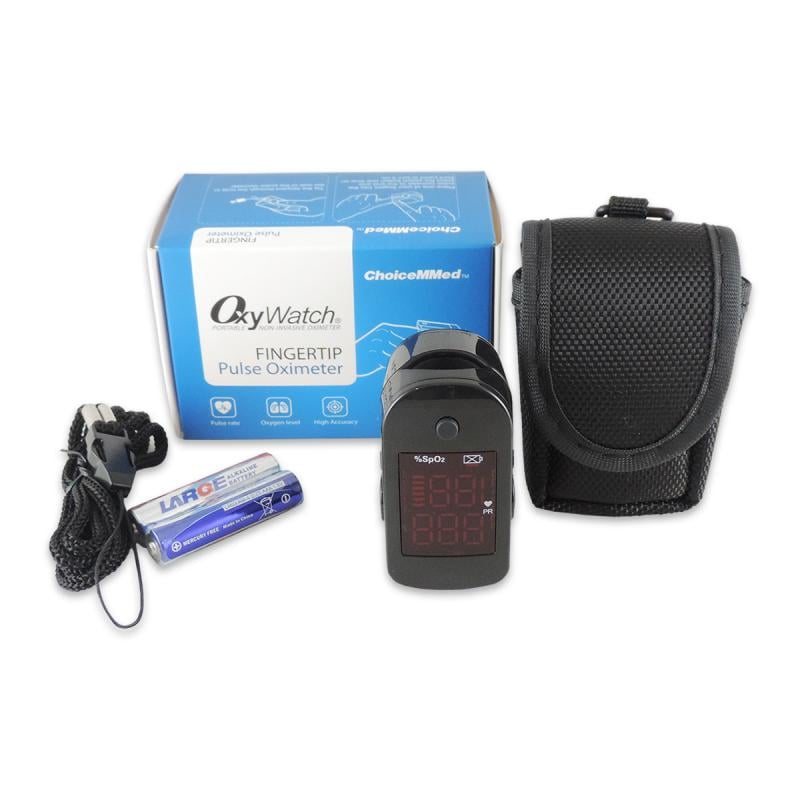 Oxímetro de pulso portátil OxyWatch MD300C1 Preto 