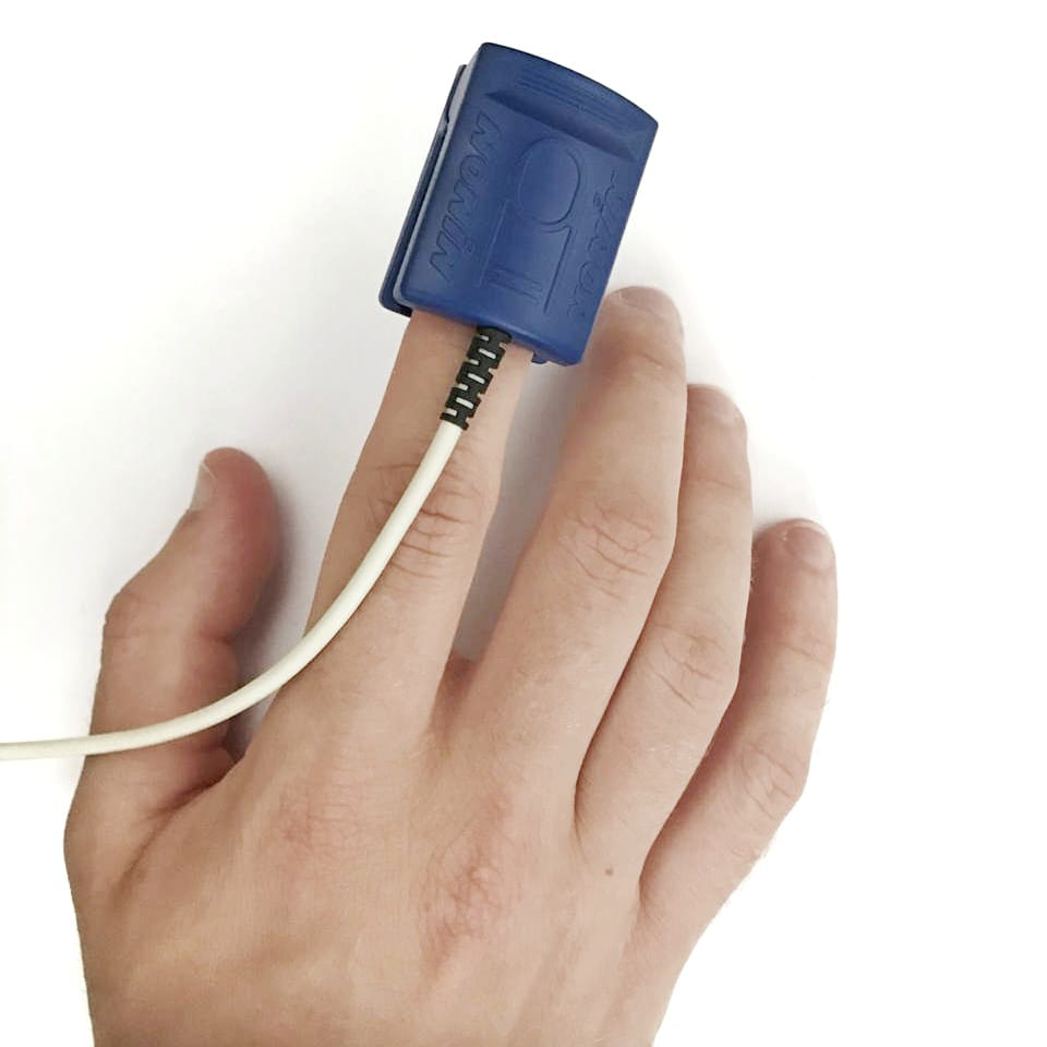 Sensor de Oxímetro Reutilizável Clipe Articulado